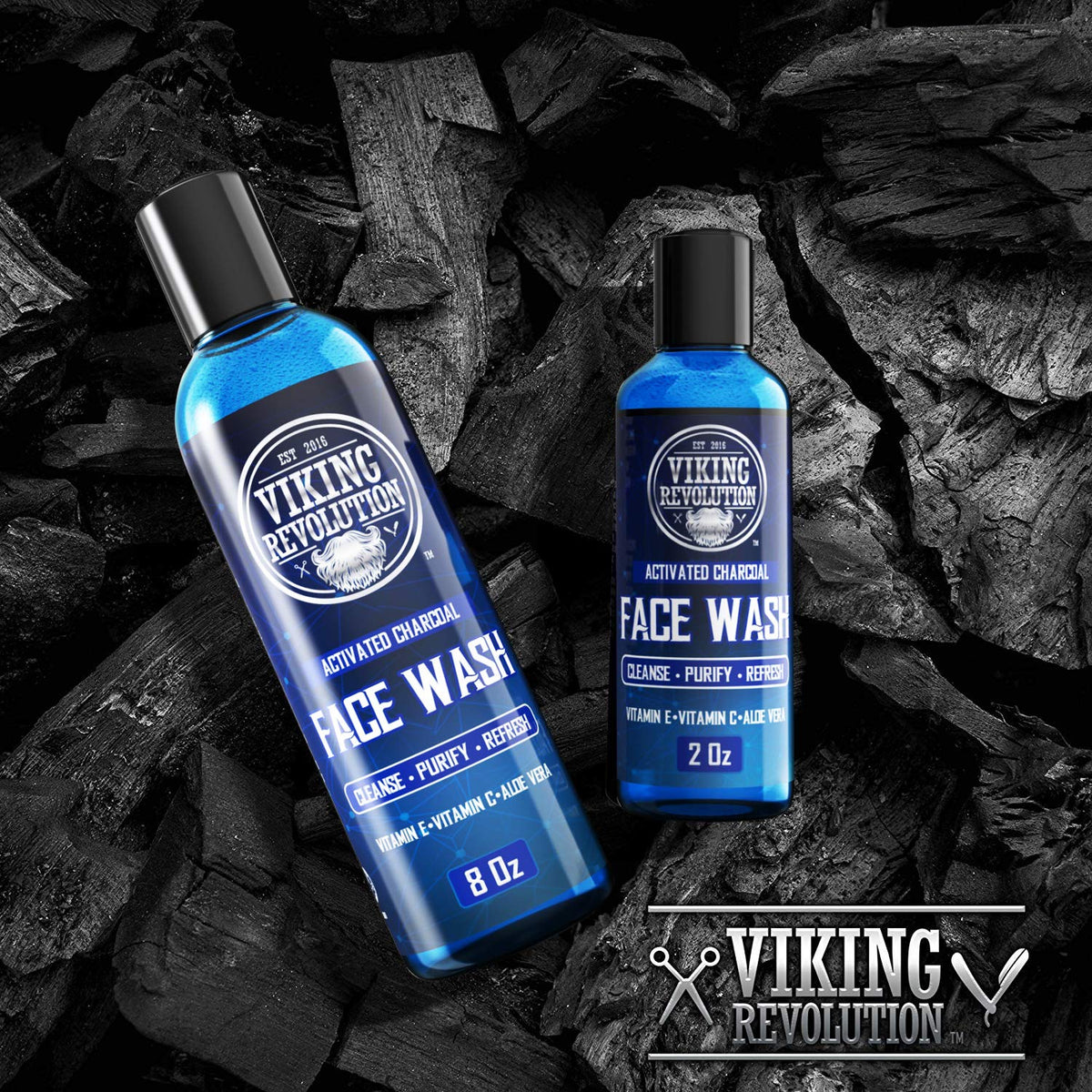 Viking Revolution size comparison highlighting travel 2oz and home 8oz convenience