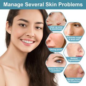 Viktairy salicylic acid toner in dropper bottle demonstrating dilution benefits