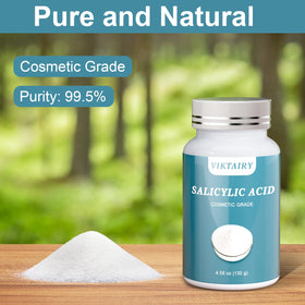Viktairy white powder close-up texture for easy dilution and blending