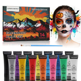 VIKUKIV front packaging showing the 14-color kit and box — clear product overview