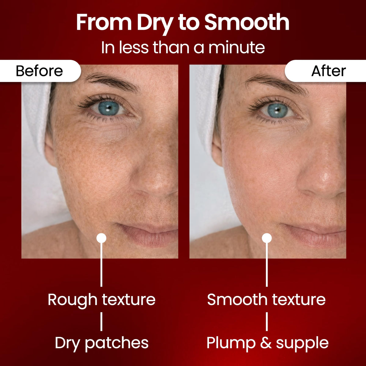 Vine Vera applying cream on hand demonstrating fast absorption benefit