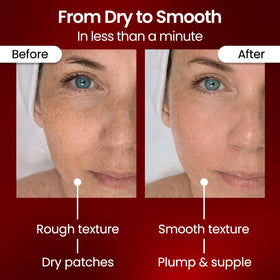 Vine Vera applying cream on hand demonstrating fast absorption benefit