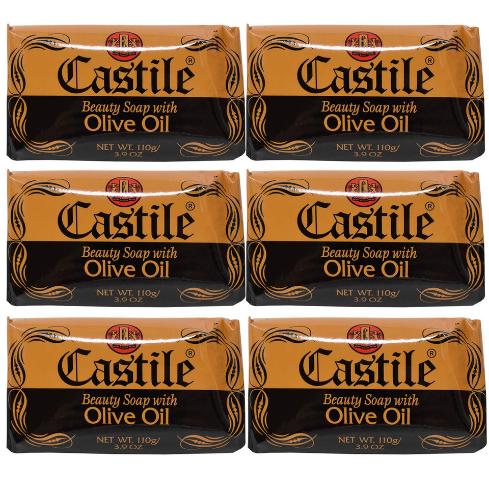 Vineen castile front packaging showing six 3.9 oz bars and simple branding for value