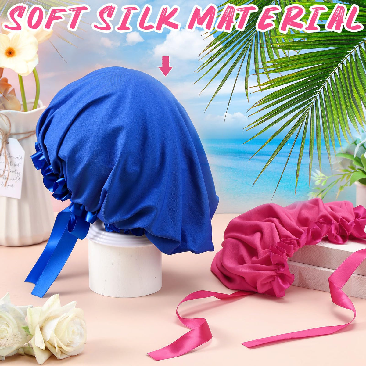 Vinsatin face cover worn front view showing facial coverage and breathable comfort