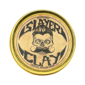 Vintage Grooming Co tin front view showing branding and matte finish