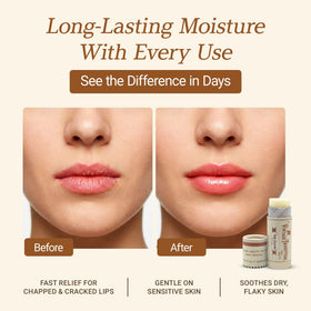 Vintage Tradition using balm on cuticles to restore moisture and soften skin