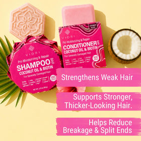 Viori shampoo bar lathered in hand demonstrating nourishing foam benefit