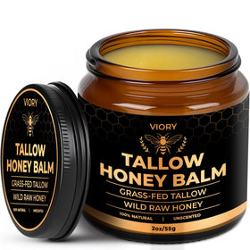 VIORY front jar showing label and unscented balm for clear ingredient visibility and trust