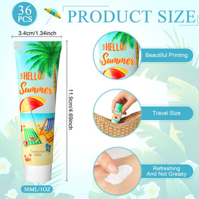 Viozakanry close-up label with beach artwork highlighting event-friendly look