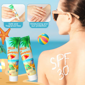 Viozakanry lotion texture swiped on skin demonstrating lightweight absorption