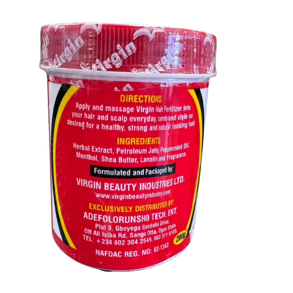 Virgin Hair Fertilizer creamy texture close-up demonstrating smooth application benefit