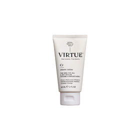Virtue 6-in-1 Styler front packaging showing sleek bottle and label, promotes polished styling