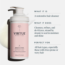 VIRTUE Alpha Keratin 60ku ingredient close-up for repair