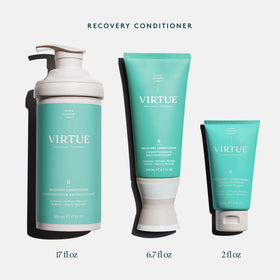 VIRTUE before and after damaged hair showing reduced split ends and strength