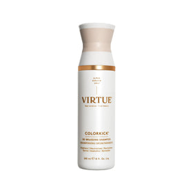 VIRTUE ColorKick front packaging showing bottle and label, clear product identity and benefits