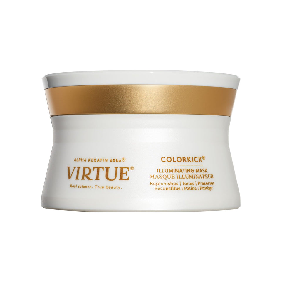 VIRTUE ColorKick front packaging showing product and key benefit