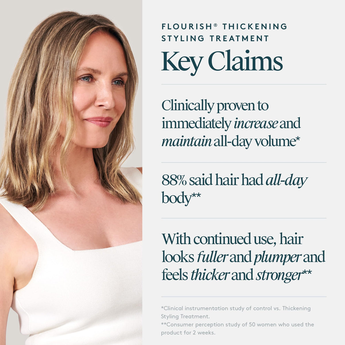VIRTUE applied to damp hair at roots to show instant lift and prep benefit