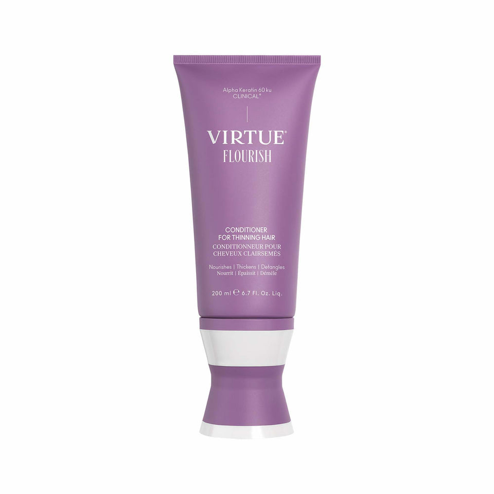 VIRTUE front packaging showing bottle and label, suggests gentle strengthening