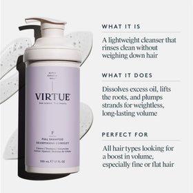 VIRTUE full pump close-up highlighting easy-dispense convenience