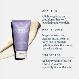 VIRTUE pump dispenser dispensing conditioner for easy, mess-free use