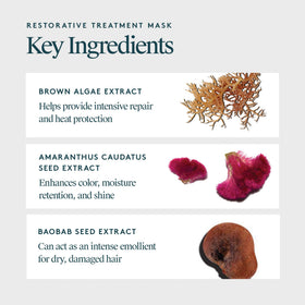 VIRTUE keratin and baobab seed oil visual highlighting nourishing ingredients