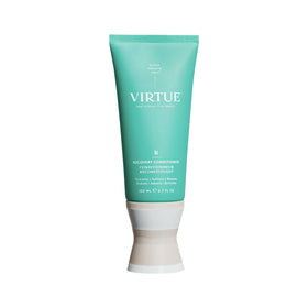 VIRTUE recovery conditioner front packaging showing sleek bottle and benefits