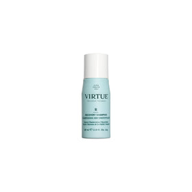 VIRTUE front bottle showing label and sleek packaging benefit visible