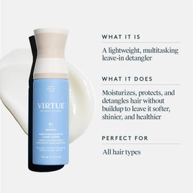 VIRTUE close-up nozzle mist demonstrating even product distribution