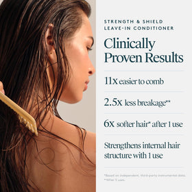 VIRTUE before and after ends comparison reducing tangles and visible breakage