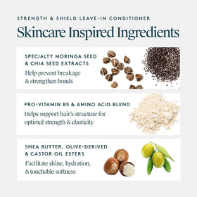 VIRTUE label close-up highlighting Alpha Keratin 60ku and clean ingredients