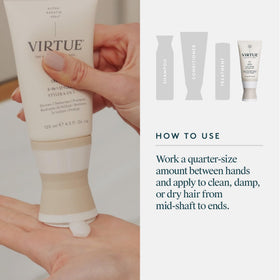 Virtue styler size comparison in hand illustrating travel-friendly scale and portability