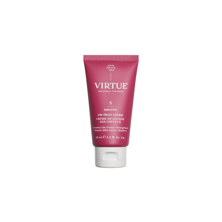 VIRTUE front bottle showing packaging and easy pump for quick use
