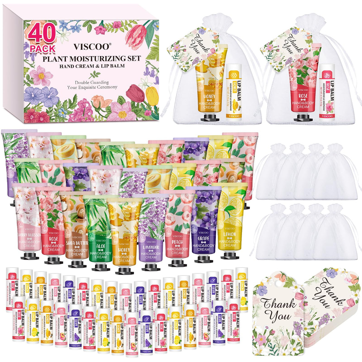 VISCOO front packaging showing full 40-pack kit and easy gifting