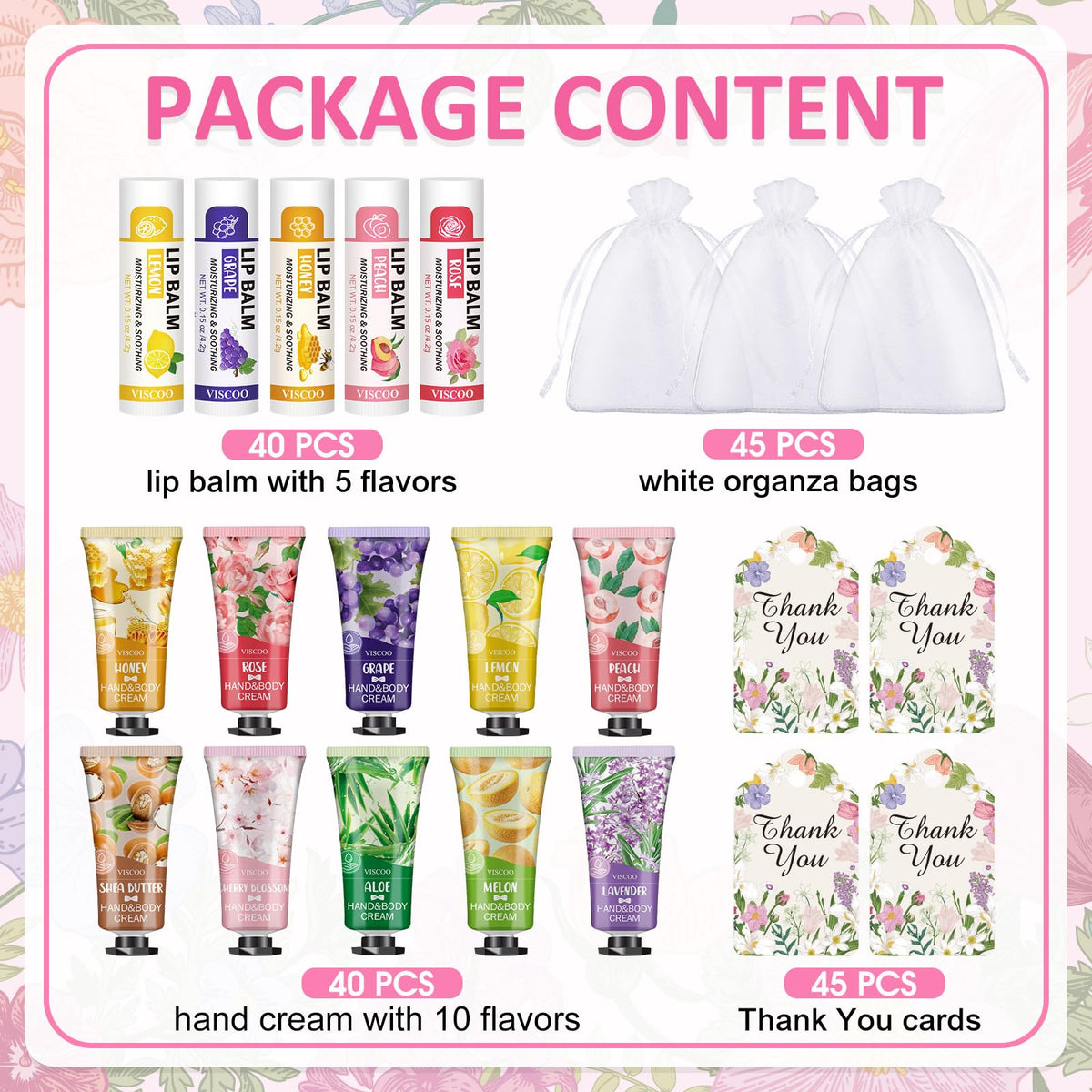 VISCOO hand cream collection close-up highlighting scent variety and texture