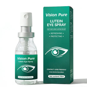 Vision Pure front packaging showing compact 10 mL bottle and clear branding for portability