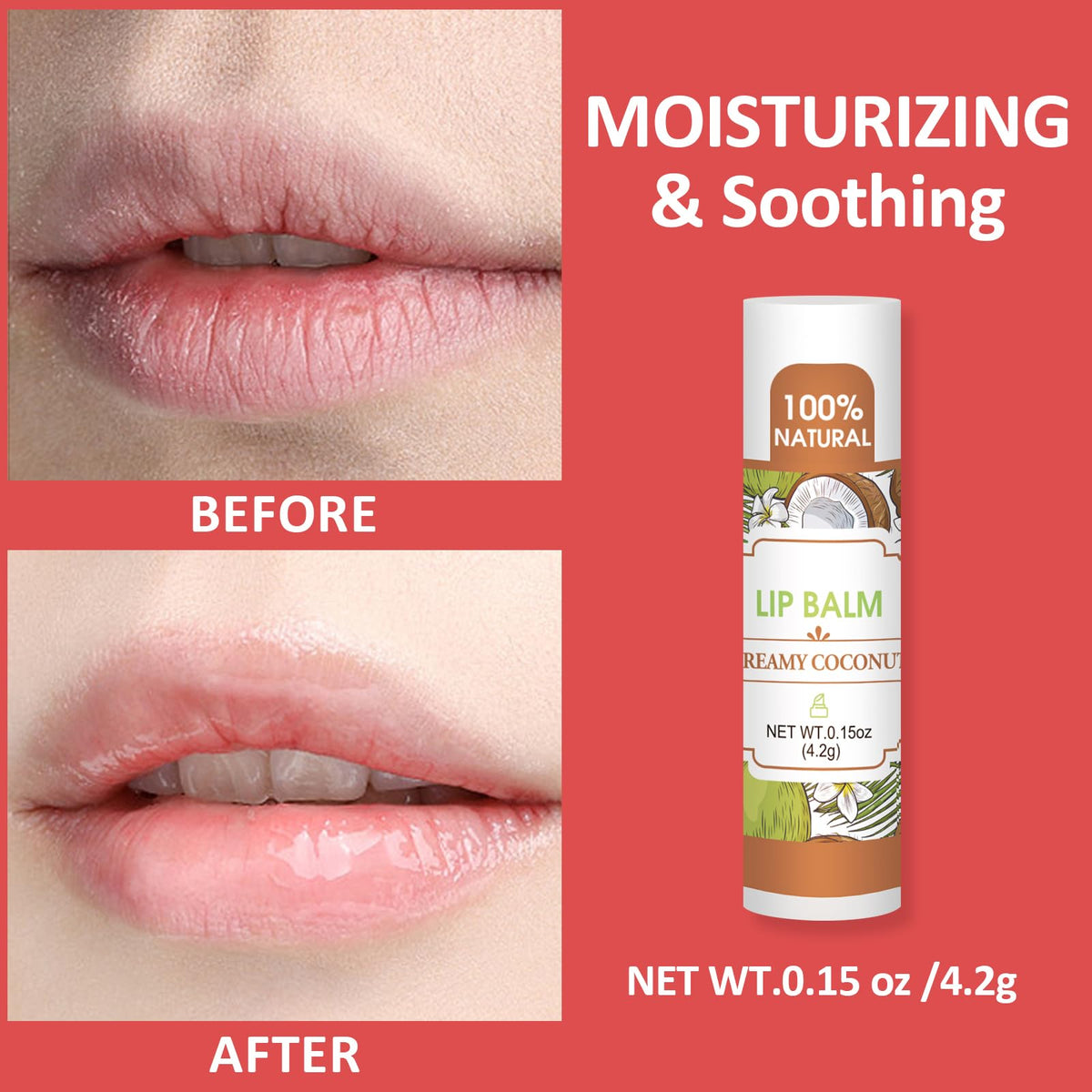 VISRIE application on lips demonstrating light shine and immediate hydration