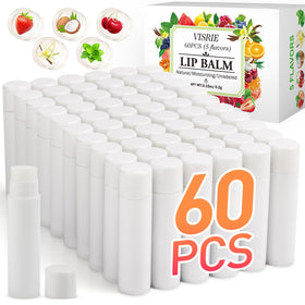 VISRIE front packaging showing 60 unlabeled tubes and flavor list for easy gifting