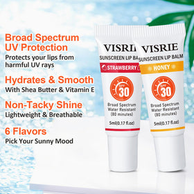 VISRIE single tube close-up showing clear gel texture and hydration