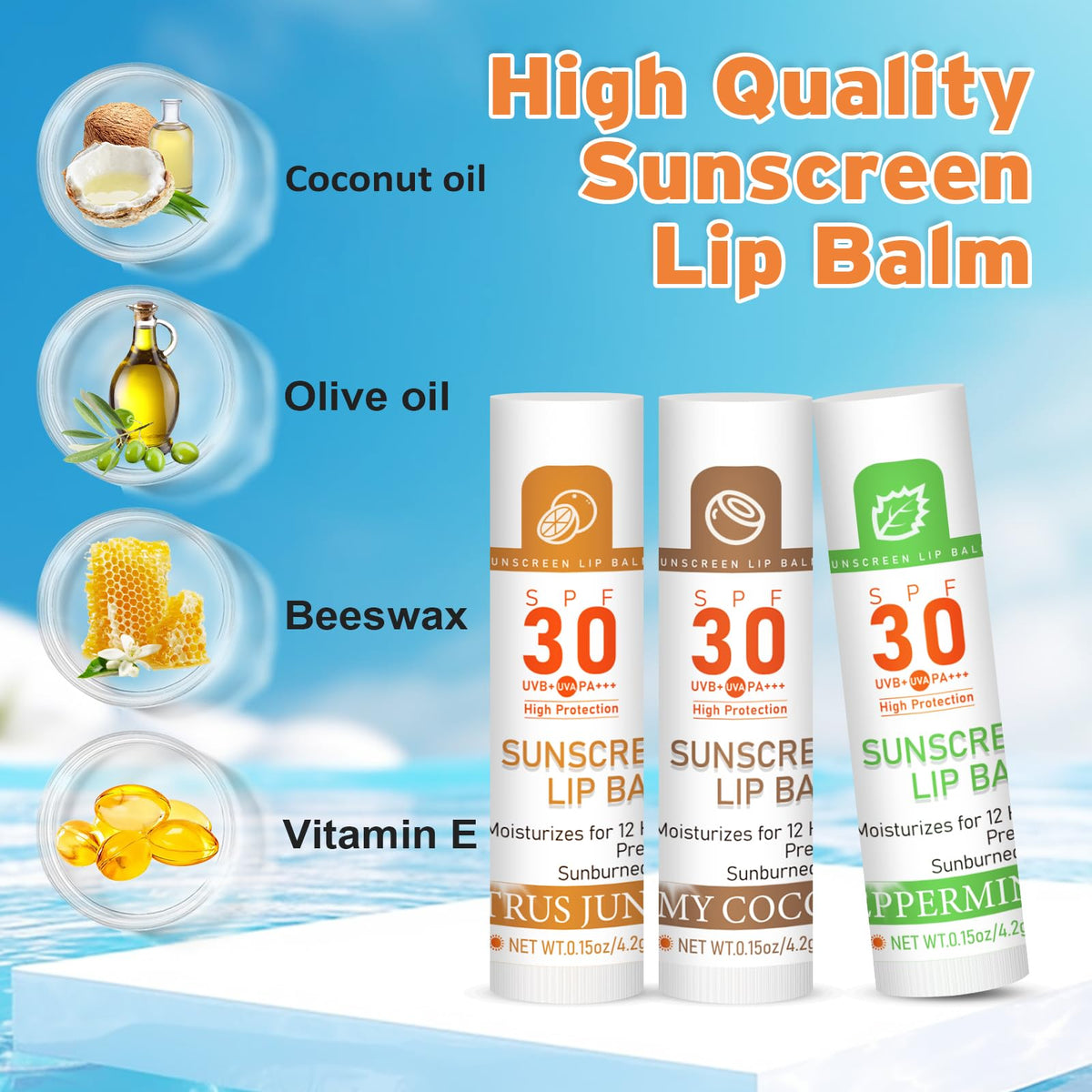 VISRIE close-up of balm texture highlighting smooth hydrating finish