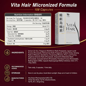 Vita Green man with healthier-looking hair representing continued use benefits