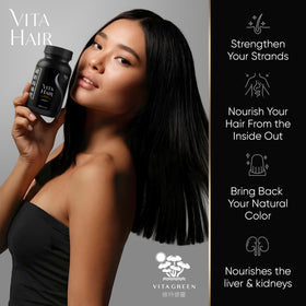 Vita Green single capsule close-up illustrating easy swallowing and potency