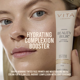 VITA LIBERATA close-up of cream texture highlighting smooth, hydrating finish
