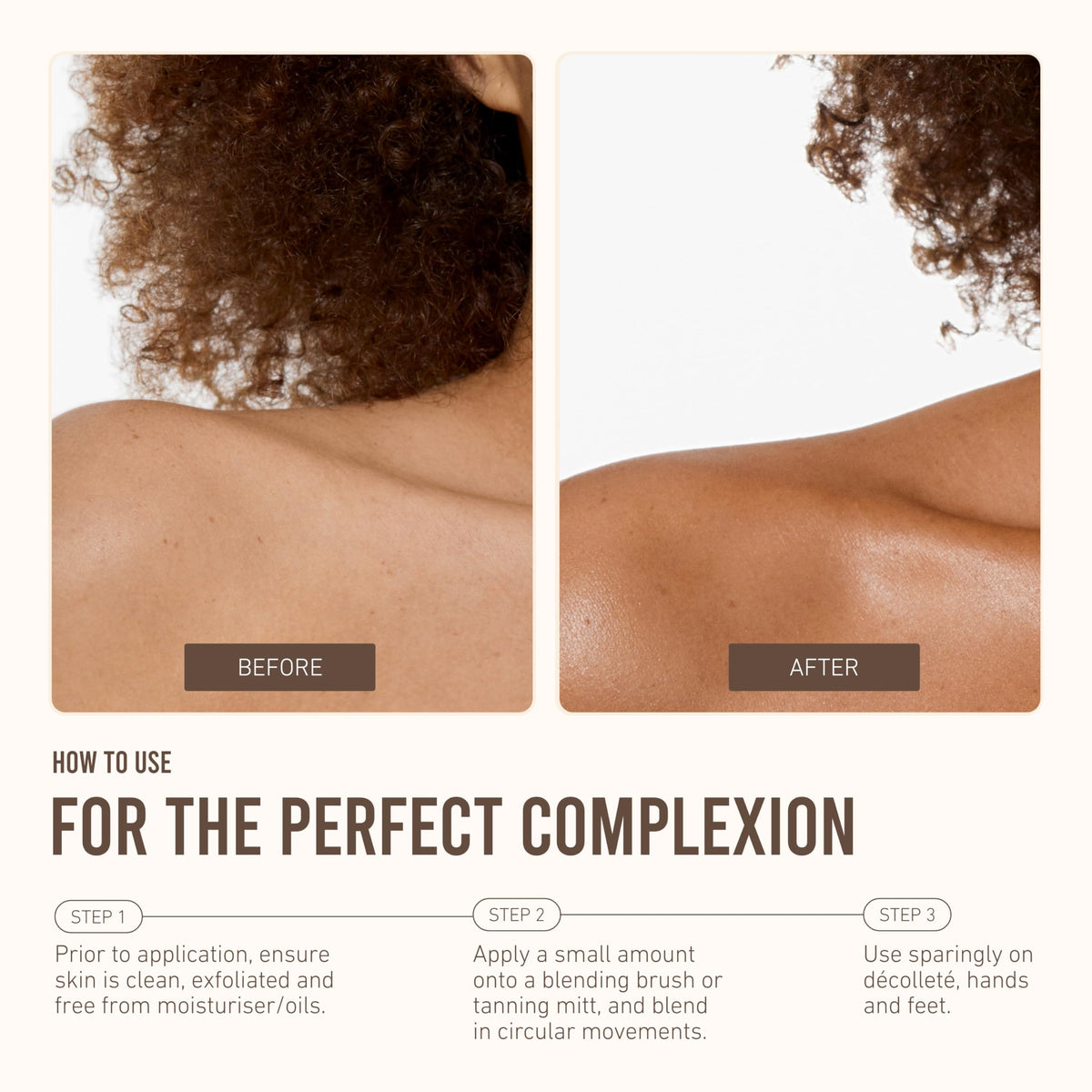 VITA LIBERATA décolletage detail blended, highlights radiant even-tone benefit