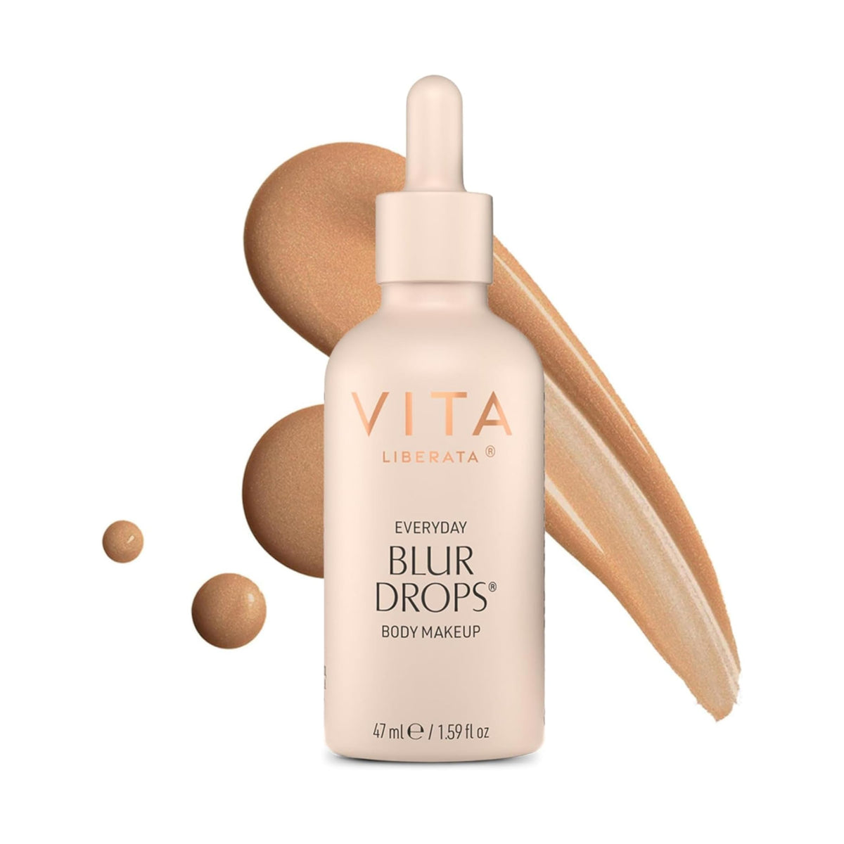 VITA LIBERATA front packaging showing compact travel-friendly bronzing bottle