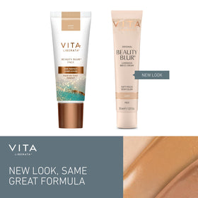 VITA LIBERATA sponge blending detail showing streak-free blending benefit