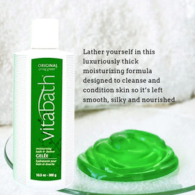 Vitabath bubble bath tub scene creating abundant fragrant bubbles
