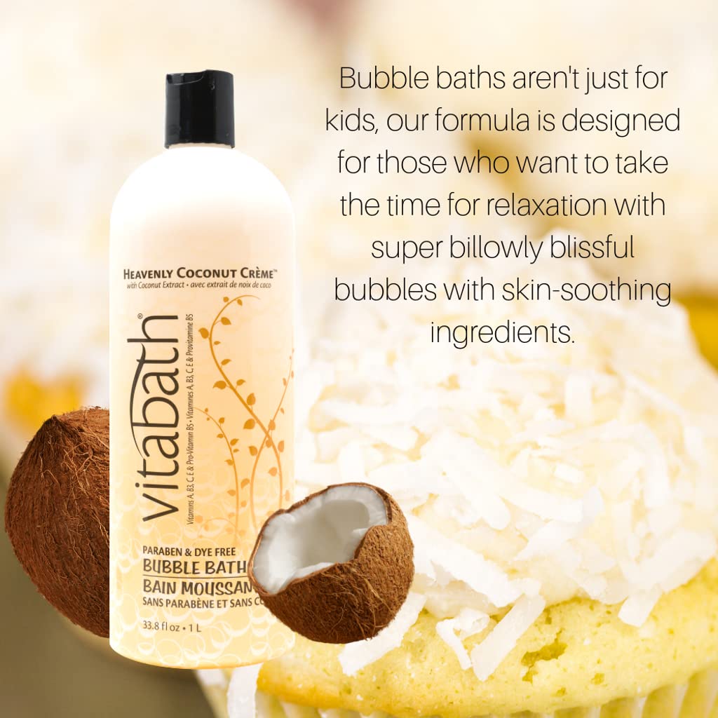 Vitabath tub filled with bubbles offering a relaxing soak