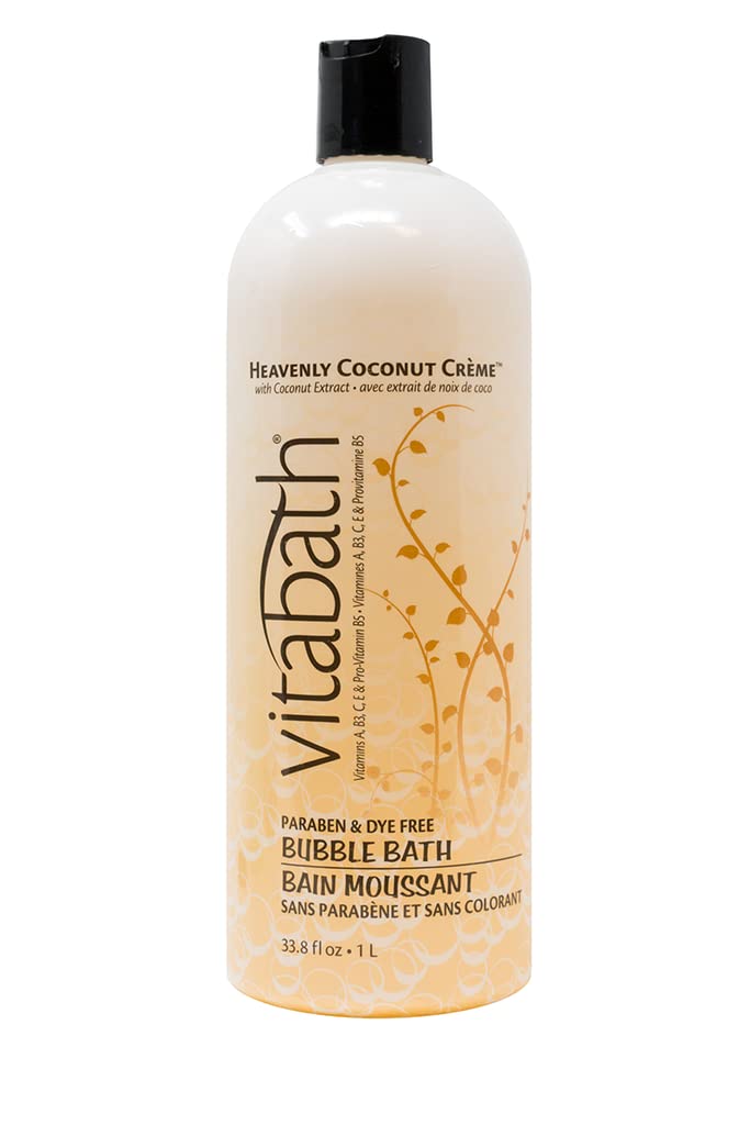 Vitabath front packaging showing coconut crème scent and benefits