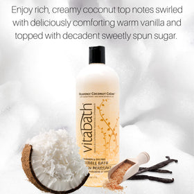 Vitabath ingredient display with vitamins and antioxidant superfruits