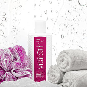 Vitabath label and ingredients panel highlighting vitamins and cleaner formulation